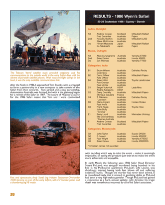 Safari Book- The Story of Australia's Greatest Off-road Motoring Adventure - The Wynns and Australian Safari