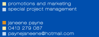 Janeene Payne Promotions and Marketing