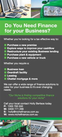 Niche Finance - Commercial Finance, Leasing and Residential Loans Gold Coast