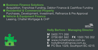 Niche Finance - Commercial Finance, Leasing and Residential Loans Gold Coast