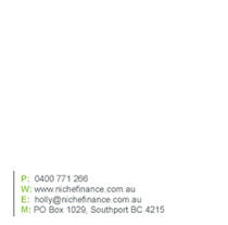 Niche Finance - Commercial Finance, Leasing and Residential Loans Gold Coast
