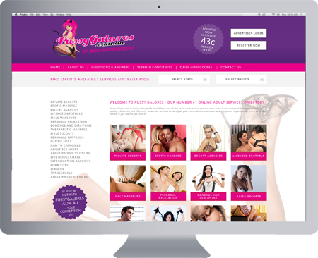 adult service directory custom website design