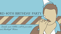Party Invitation Design Gold Coast and Tweed Heads
