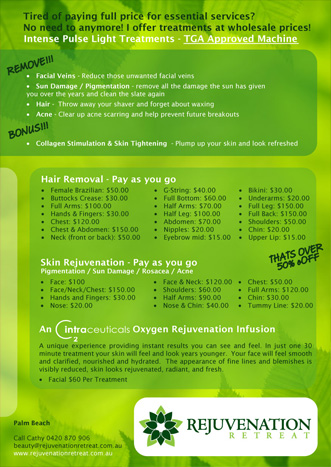 Rejuvination Retreat Flyer Collection