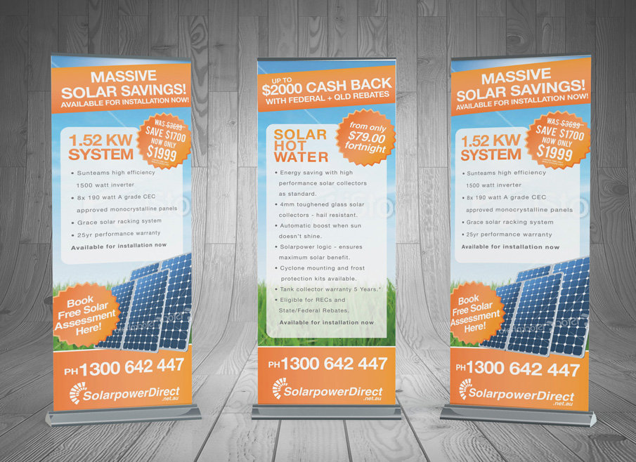 Design and Printing Pullup Banner Gold Coast and Tweed Heads