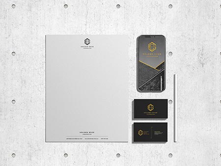 Golden Edge Construction Branding Design