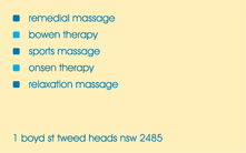 Therapies on Boyd