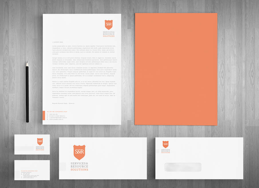 Tweed Heads LOGO DESIGN - S&R Services & Resource Solutions - Gold Coast Letterhead and Stationary Design
