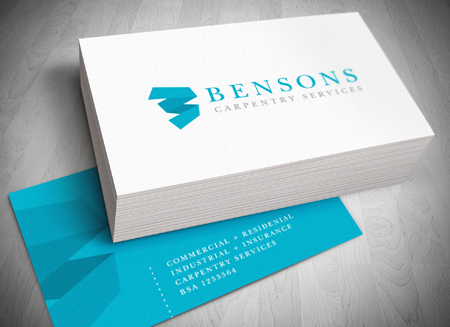 Bensons Carpentry Services Gold Coast Logo, website and Letterhead and Stationary Design