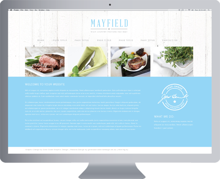 Gold Coast LOGO DESIGN - Mayfield Pristine Australian Beef - Gold Coast Website Design 