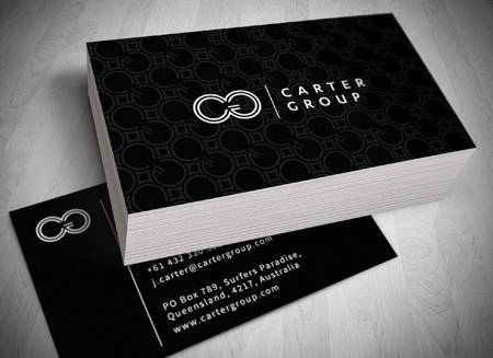 Carter Group Gold Coast Logo, website and Letterhead and Stationary Design