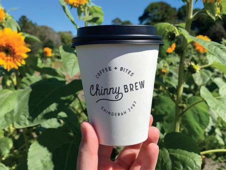 Chinny Brew Cafe Logo Design