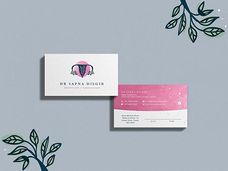 Dr Sapna Obstetrician Gynecologist Logo Design