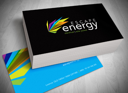 Escape Energy Gold Coast Logo, website and Letterhead and Stationary Design