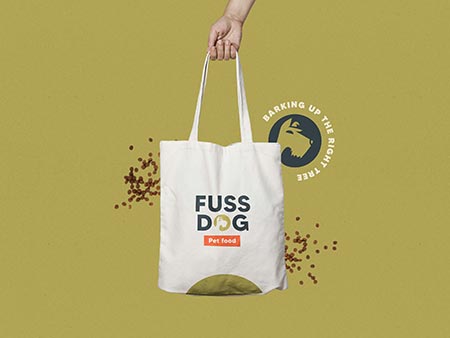 Fussdog Pet Food Graphic Art