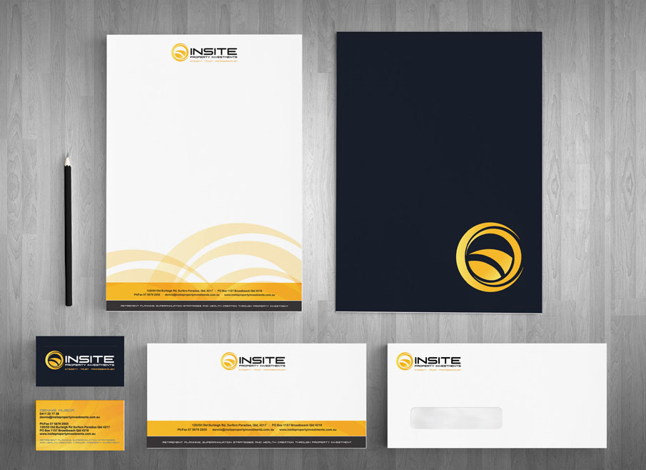 printing card business gold coast Logo, and and Letterhead website Stationary Gold Coast Design