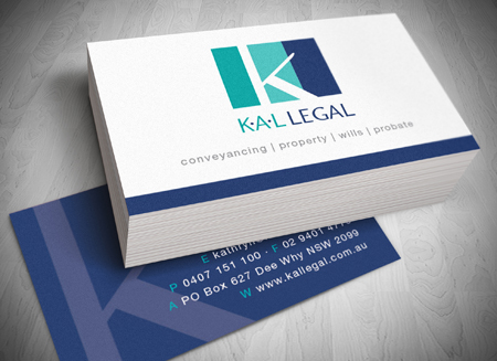 Dee Why LOGO DESIGN - Kal Legal - Gold Coast Logo and Business Card Design 