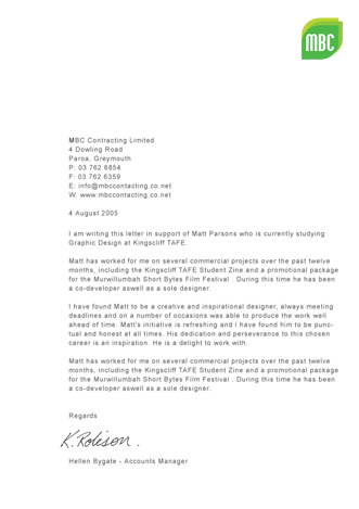 MBC Contacting