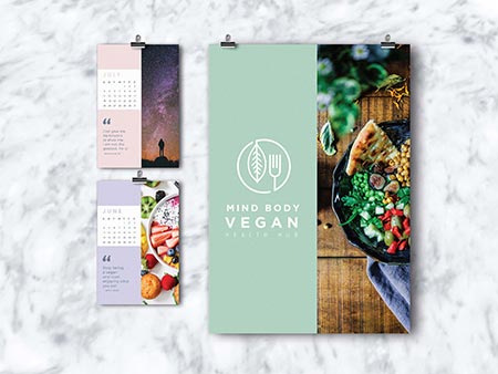 Mind Body Vegan Branding Design