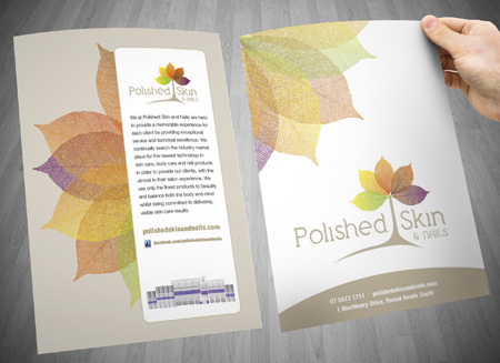 Gold Coast LOGO DESIGN - Polished Skin & Nails, website and Letterhead and Stationary Design