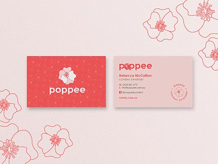 Poppee Content Strategy Branding Design