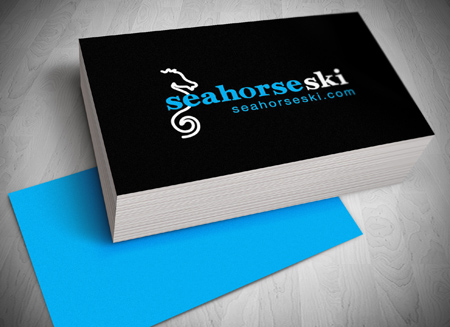 Gold Coast LOGO DESIGN - Seahorse Ski - Gold Coast Logo, website and Letterhead and Stationary Design