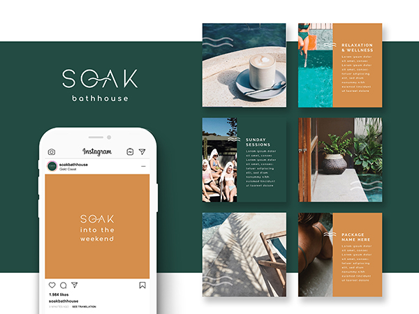 Soak Gold Coast Branding Design