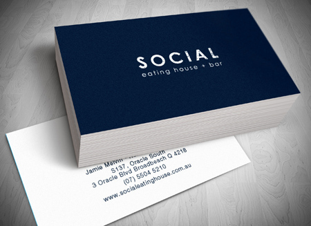 Gold Coast LOGO DESIGN - Social eating house + Bar - Gold Coast Logo, website and Letterhead and Stationary Design