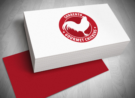 Bundall LOGO DESIGN - Sorrento Gourmet Chickens - Gold Coast Logo and Business Card Design 