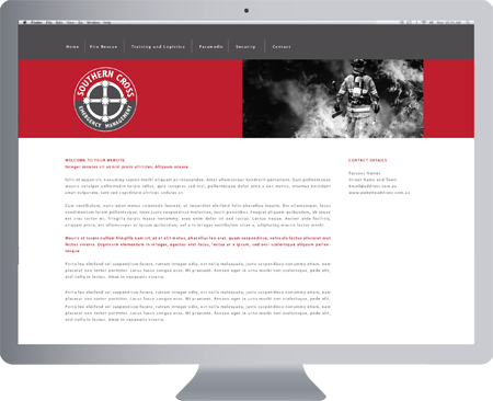 Gold Coast LOGO DESIGN - Southern Cross Emergency Management - Gold Coast Logo, website and Letterhead and Stationary Design
