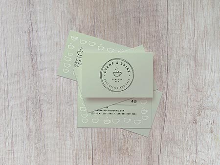 Stamp & Grind Cafe Branding Design
