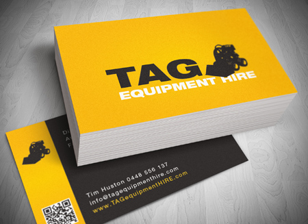 Gold Coast LOGO DESIGN - TAG Equipment Hire - Gold Coast Logo, website and Letterhead and Stationary Design