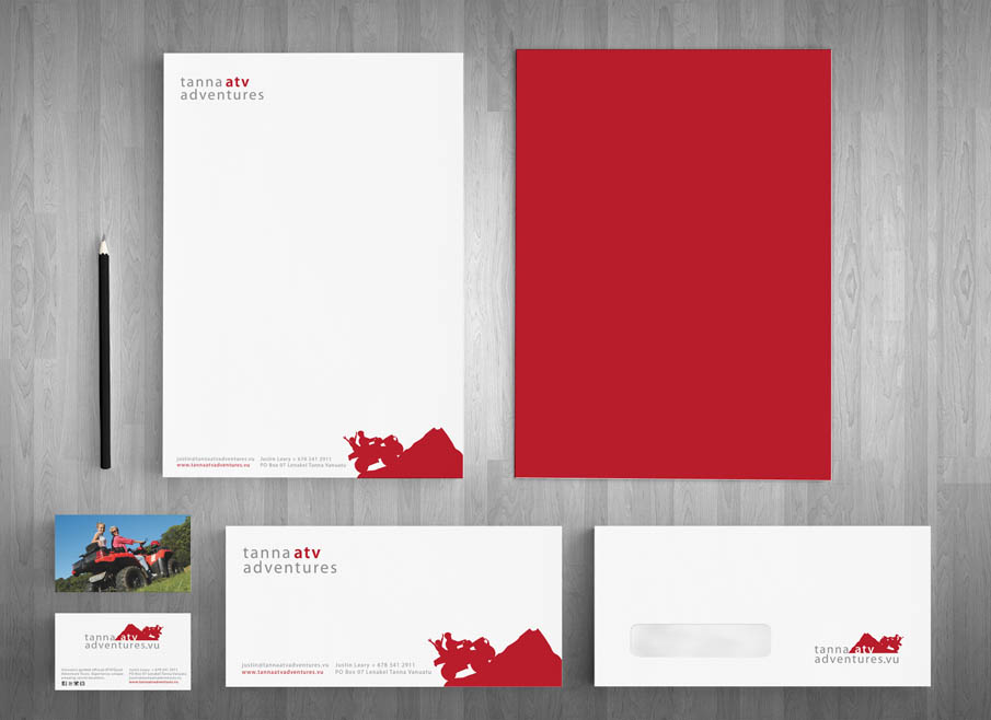 Vannuatu LOGO DESIGN - Tanna ATV Adventures - Gold Coast Letterhead and Stationary Design