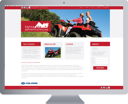 Vannuatu LOGO DESIGN - Tanna ATV Adventures - Gold Coast Website Design 