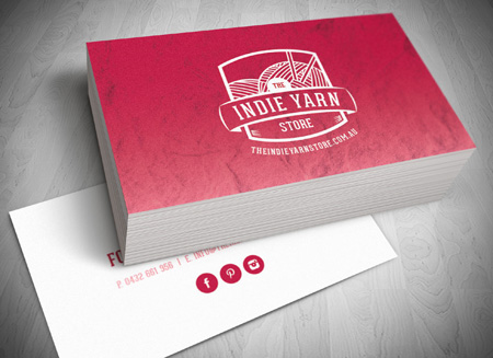 Gold Coast LOGO DESIGN - The Indie Yarn Store - Gold Coast Logo, website and Letterhead and Stationary Design