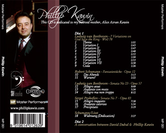 Phillip Kawin Cd Cover and booklet design and poster design